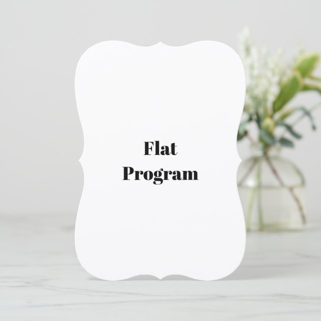 Programa Crie Seu Próprio Negócio Simples 5" x 7" Flat (Em pé/Frente)