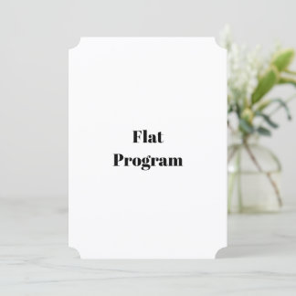 Programa Crie Seu Próprio Negócio Simples 5" x 7" Flat