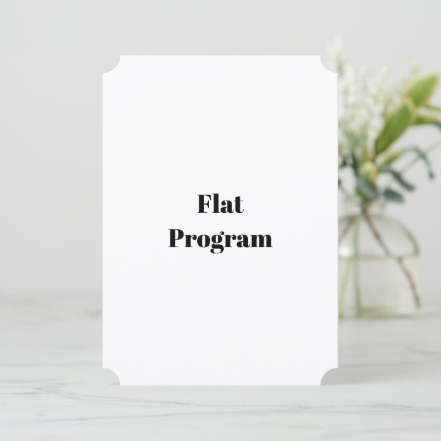 Programa Crie Seu Próprio Negócio Simples 5" x 7" Flat (Em pé/Frente)