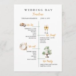 Programa Cronograma Plano de Casamento em Aquarela