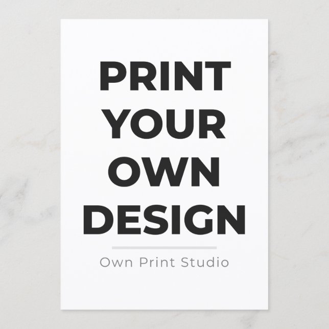 Programa Custom Print Your Own | Printing My Own To Order (Verso)