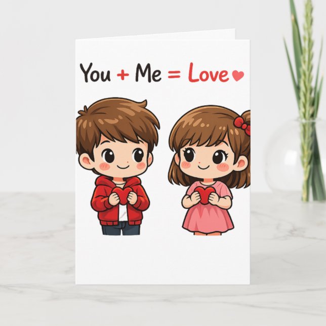 Programa Cute You + Me Love Equation Valentine’s Day Couple (Frente)