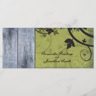 Programa da Igreja Casamento outono Vintage - Cons