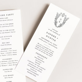 Programa DAPHNE Greenery Black White Crest Monograma Casame