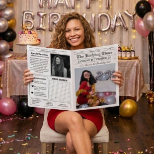 Programa de Aniversário de Jornal Único Infográfic