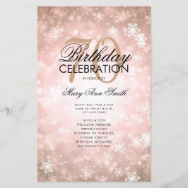 Programa de Aniversário do 70 de Inverno Rosa do P