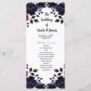 Programa de Aquarelas Florais, cor-de-rosa-magenta