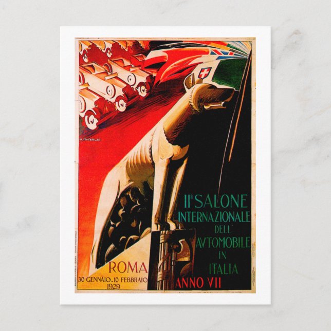 Programa de Automóveis Roma ~ Vintage 1929 (Frente)