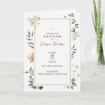 Programa de batismo da Igreja Ortodoxa Grega Georg