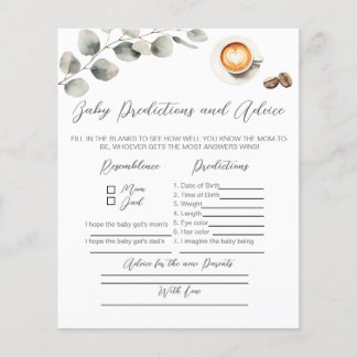 Programa de bebês de café, Conselhos para o jogo d