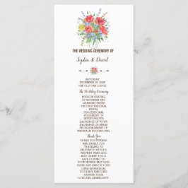 Programa de Campo de Flores Silvestres em Aquarela