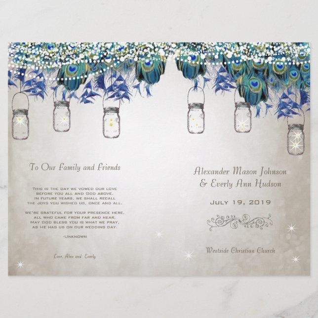 Programa de Casamento (Frente)
