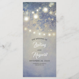 Programa de Casamento Azul com Luzes Russas