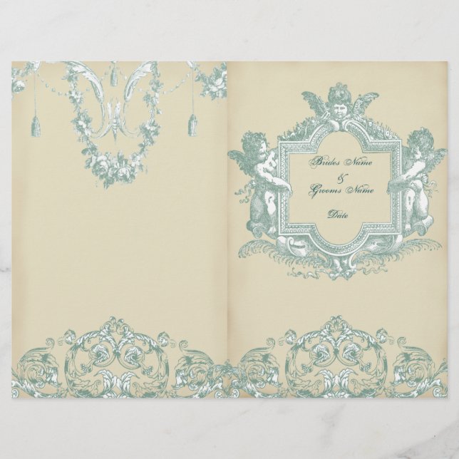 Programa de Casamento Bi-vezes Georgiana (Cream) (Frente)