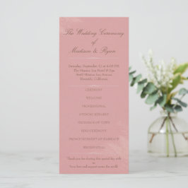 Programa de Casamento Blush Romance