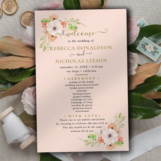 Programa de Casamento Botânico de Flores de Corte  (Criador carregado)