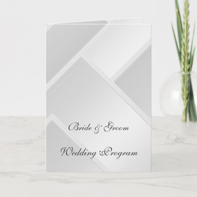 Programa de Casamento Branco (Frente)