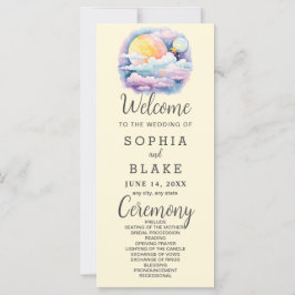 Programa de Casamento Branco de Estrelas Celestiai