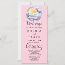 Programa de Casamento Branco de Estrelas Celestiai