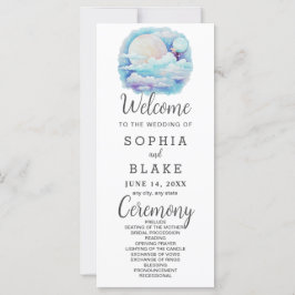 Programa de Casamento Branco de Estrelas Celestiai