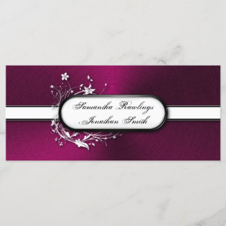 Programa de Casamento - Cabeças Metálicas Brancas