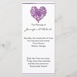 Programa de Casamento Cardíaco da Borboleta Roxa