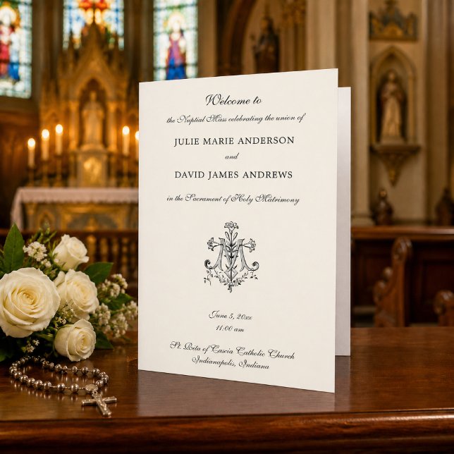 Programa de Casamento Católico Cruz Mariana (Criador carregado)