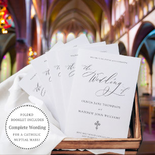 Programa de Casamento Católico de Luxo com Missa C
