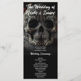 Programa de Casamento Caveira Brilho Glam Glitter