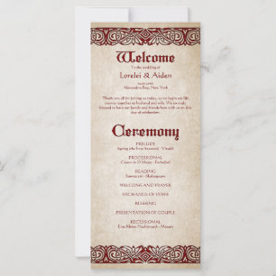Programa de Casamento Celta de Espadas