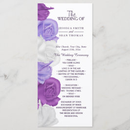Programa de Casamento Chic Heirloom Roses