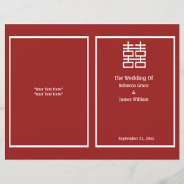 Programa de Casamento Chinês de Dupla Felicidade