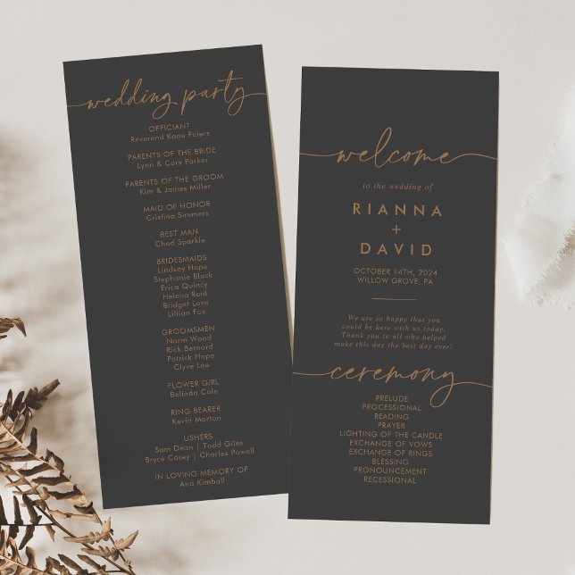Programa de Casamento Clássico da cinza (Criador carregado)