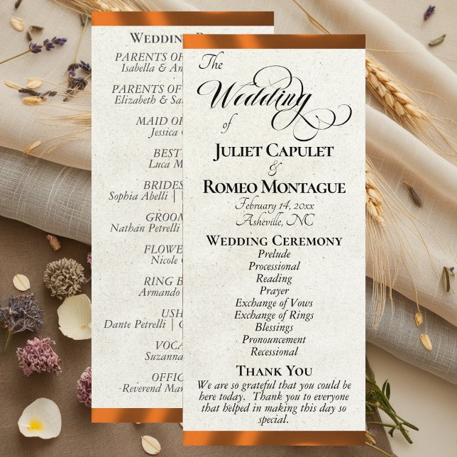 Programa de Casamento com Fita de Cobre (Criador carregado)