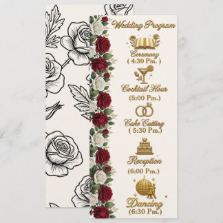 Programa de Casamento Completo com Rosas de Nova Y