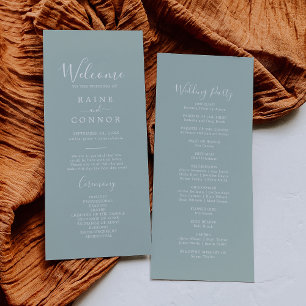 Programa de Casamento Coordenado da Airy Greenery