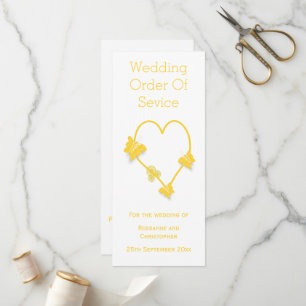 Programa de Casamento Coração da Borboleta Amarela