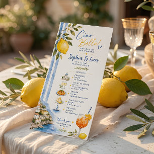 Programa de Casamento da Costa Amalfitana com Limã