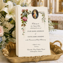 Programa de Casamento da Missa Católica da Divina 