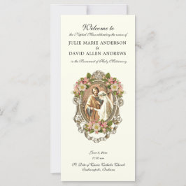 Programa de Casamento da Missa Latina Católica Ele