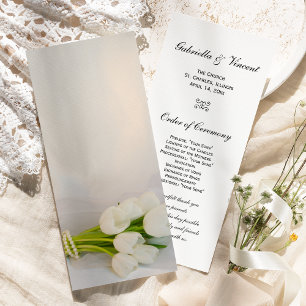 Programa de Casamento da primavera do Buquê White 