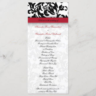 Programa de Casamento Damask Delight