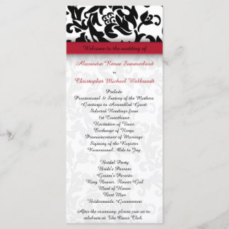 Programa de Casamento Damask Delight