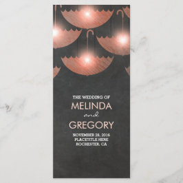 Programa de Casamento das Luzes dos Guarda-chuvas 