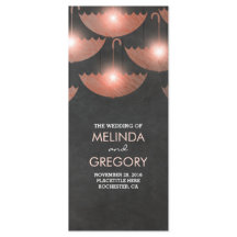 Programa de Casamento das Luzes dos Guarda-chuvas 