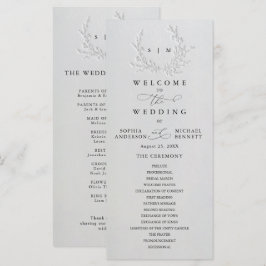 Programa de Casamento de Algodão com Relevo Cego F