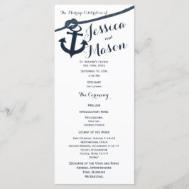 Programa de Casamento de Âncoras e Cordas