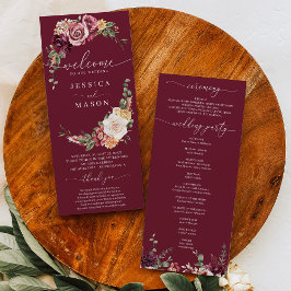 Programa de Casamento de Blush - País Russo Boho