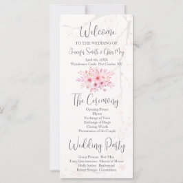 Programa de Casamento de Cherry Blossom