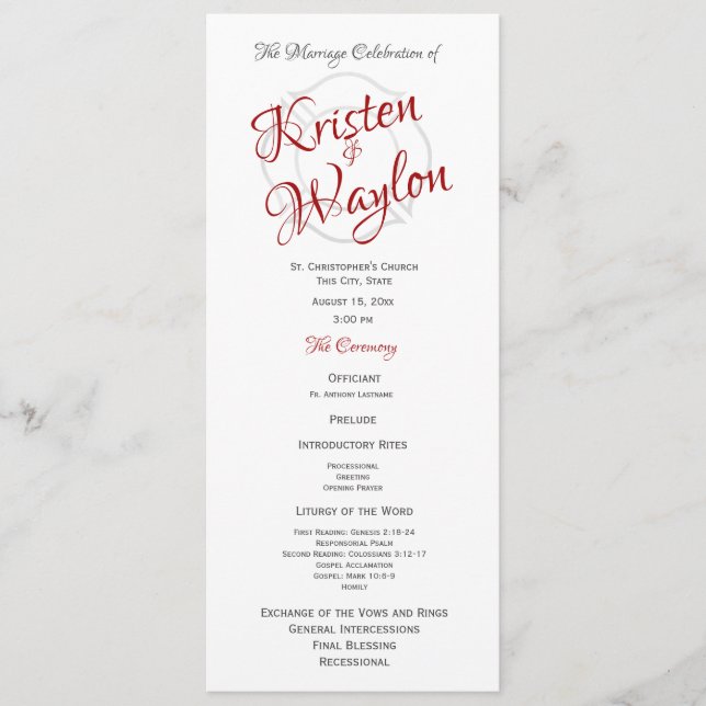 Programa de Casamento de Combatentes de Fogo (Frente)